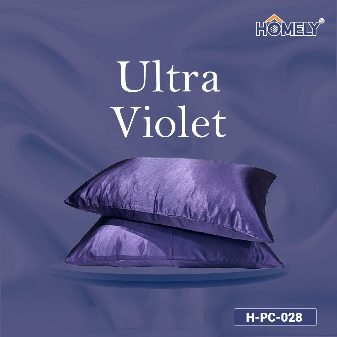 ULTRA VIOLET SATIN PILLOW CASE- H-PC-028