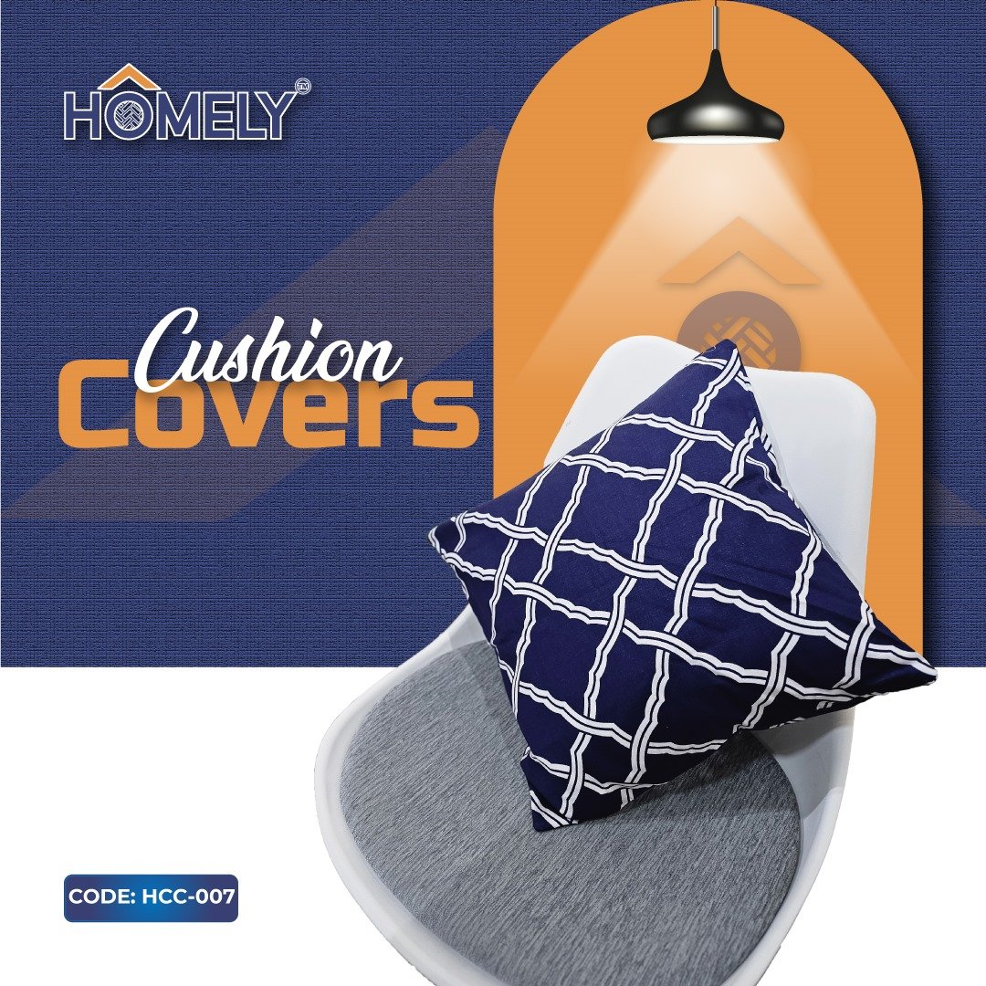 Navy Cushion Cover-HCC-007