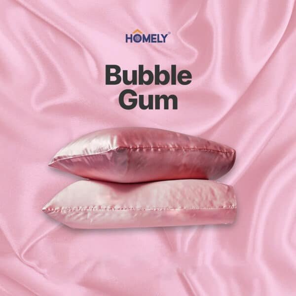 Bubble Gum Satin Pillowcase