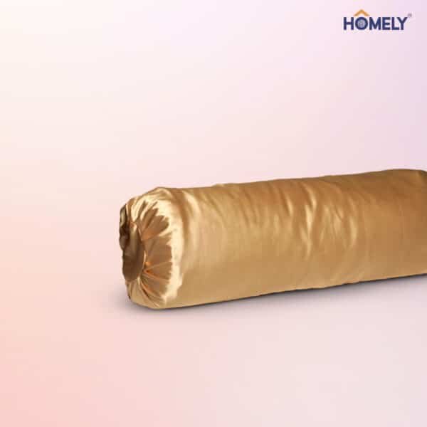 Champagne Gold Satin Bolstercase