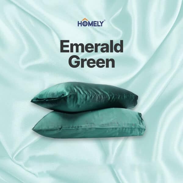 Emerald Satin Pillowcase