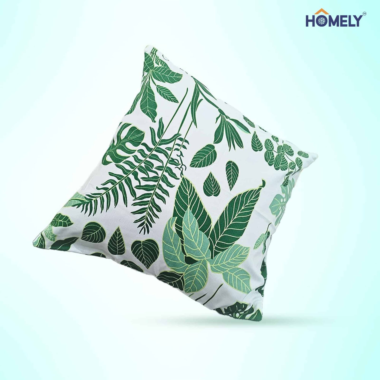 Green Jungle Cushion Cover Green Jungle Cushion Cover - Image 1