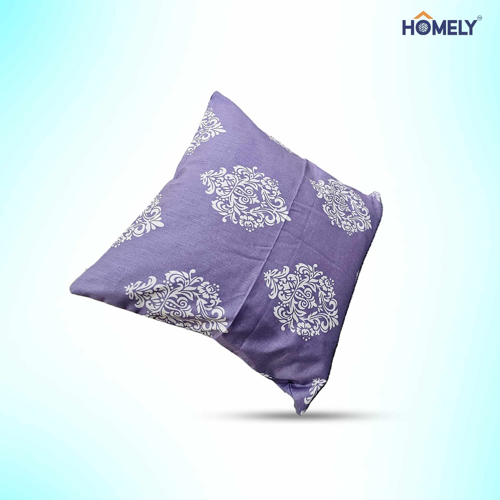 Lavendar Motif Cushion Cover Lavendar Motif Cushion Cover - Image 1