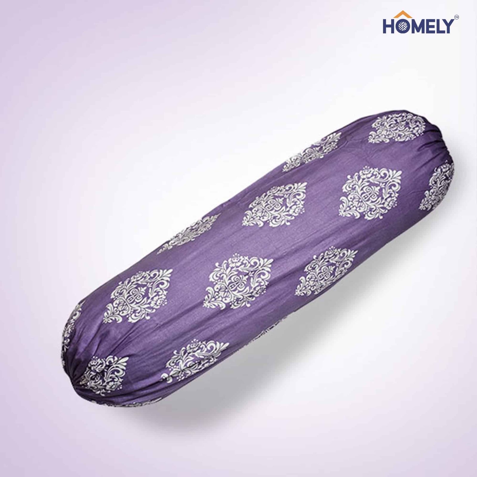 Lavender Motif Bolstercase Lavendar Motif Bolstercases - Image 1