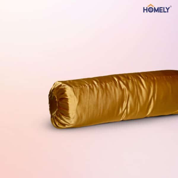 Metallic Gold Satin Bostercase