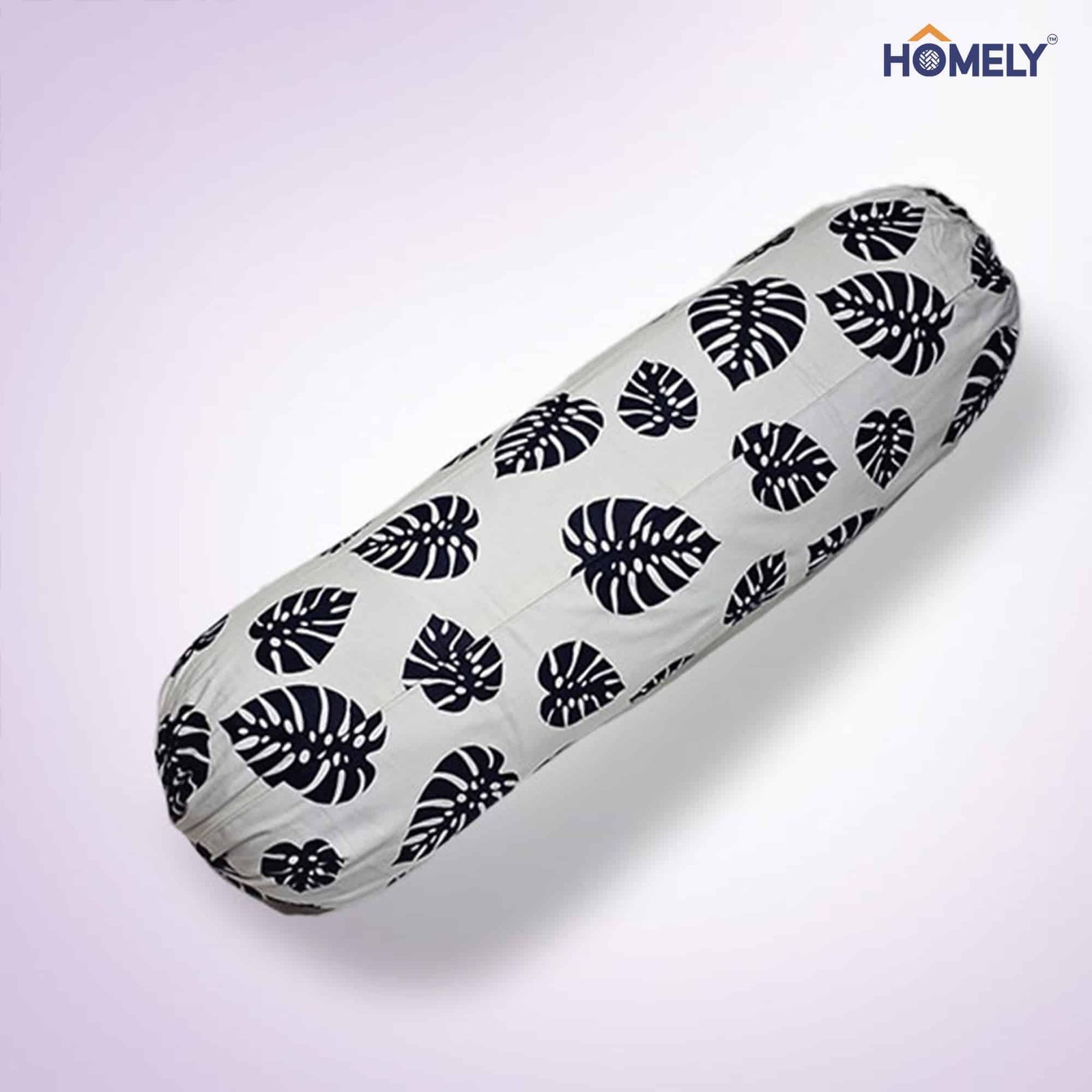 Midnight Monstera Bolstercase Midnight Monstera Bolstercase - Image 1