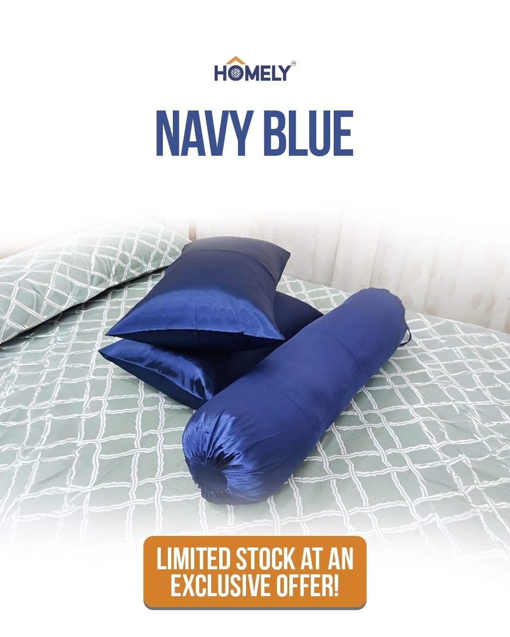 Navy Blue Satincase Combo Navy Blue Satincase Combo - Image 1