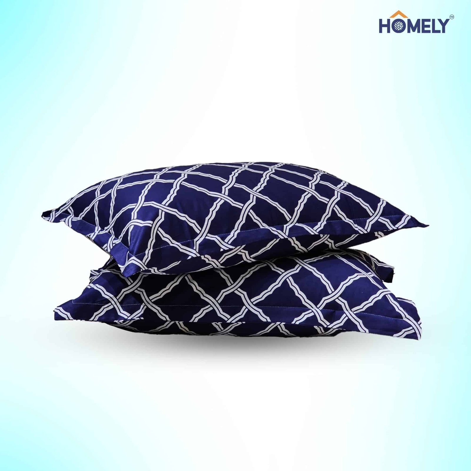 Navy Premium Vector Pillow Cover Navy Premium Vector Pillow Cover - Image 1