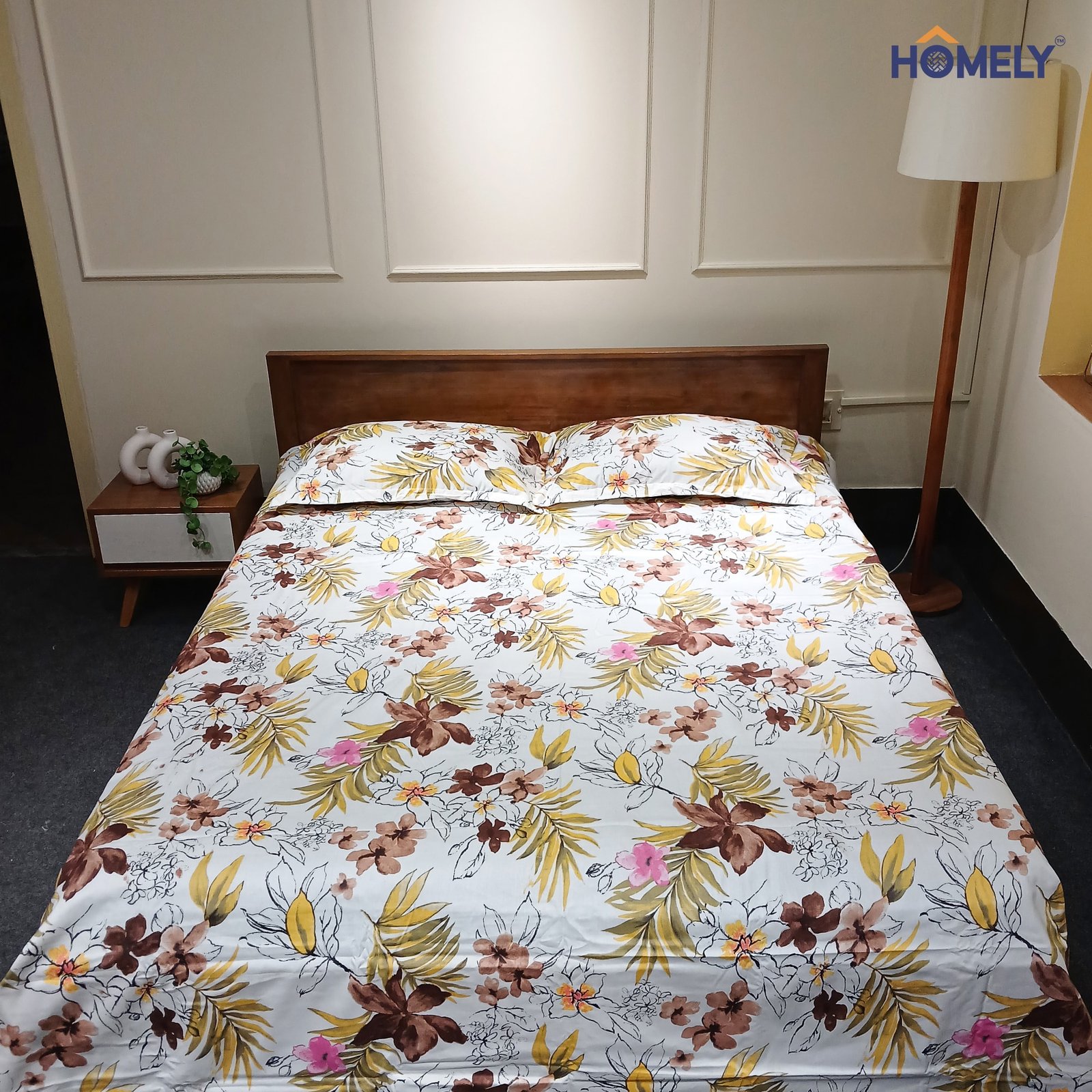 Sunset Flower Bedsheet Sunset Flower Bedsheet - Image 1